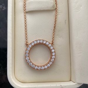 Pandora Circle of sparkle necklace